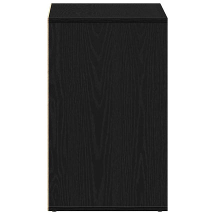 Kosmetisk skåp Svart Ek 80 x 40 x 65 cm Konstruerat trä