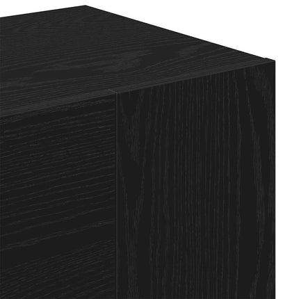 Hallway skåp Svart Ek 97,5 x 37 x 99 cm Konstruerat trä