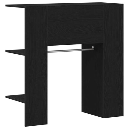 Hallway skåp Svart Ek 97,5 x 37 x 99 cm Konstruerat trä