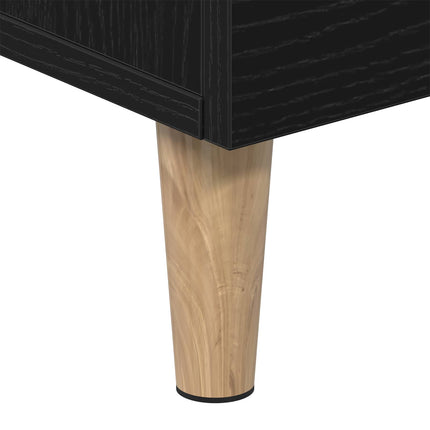 TV-skåp Svart Ek 150 x 30 x 50 cm Konstruerat trä