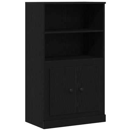 Högskåp Svart Ek 60 x 35.5 x 103.5 cm Konstruerat trä