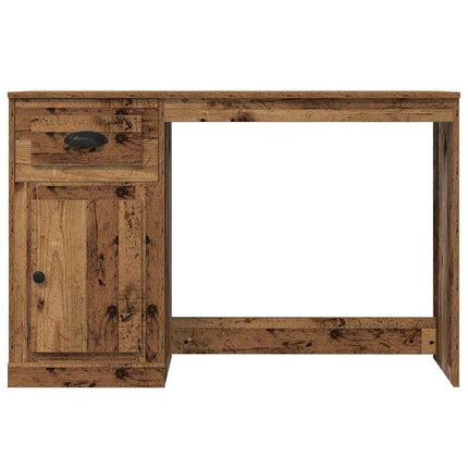 Skrivbord med låda Gammalt trä 50 x 115 x 75 cm Konstruerat trä