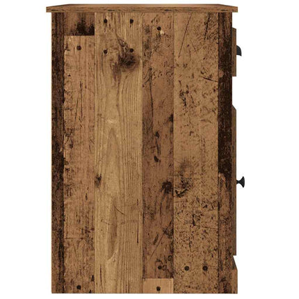 Skrivbord med låda Gammalt trä 50 x 115 x 75 cm Konstruerat trä