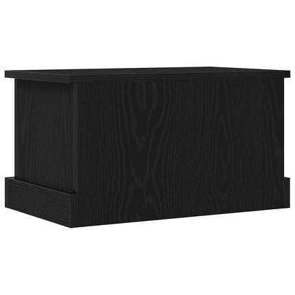 Förvaringslåda Svart ek 50 x 30 x 28 cm Konstruerat trä