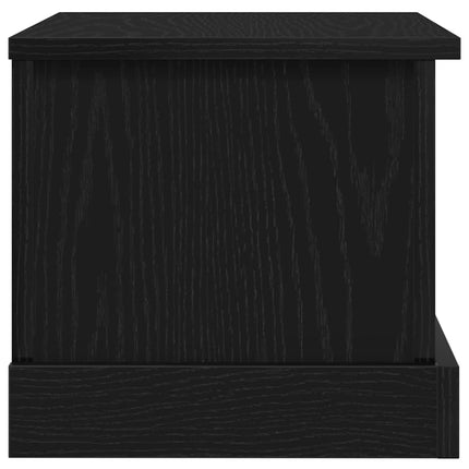 Förvaringslåda Svart ek 50 x 30 x 28 cm Konstruerat trä