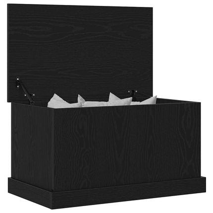Förvaringslåda Svart ek 70 x 40 x 38 cm Konstruerat trä