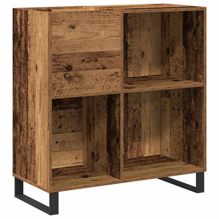 Skivskåp Gammalt trä 84,5 x 38 x 89 cm Konstruerat trä