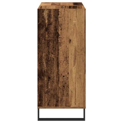 Skivskåp Gammalt trä 84,5 x 38 x 89 cm Konstruerat trä