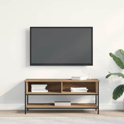 TV-bänkset 100 x 35 x 45 cm Artisan Ek Konstruerat trä