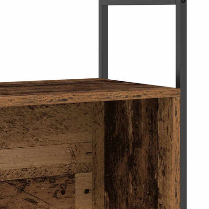 Hyllsystem Rökt ek 80 x 30 x 78,5 cm Konstruerat trä
