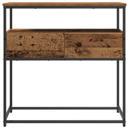 Konsolbord Gammalt trä 75 x 40 x 75 cm Konstruerat trä