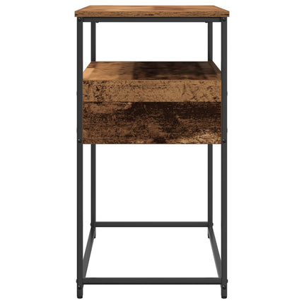 Konsolbord Gammalt trä 75 x 40 x 75 cm Konstruerat trä