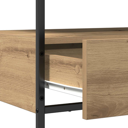 Konsolbord med låda Artisan Ek 75 x 40 x 75 cm Konstruerat trä