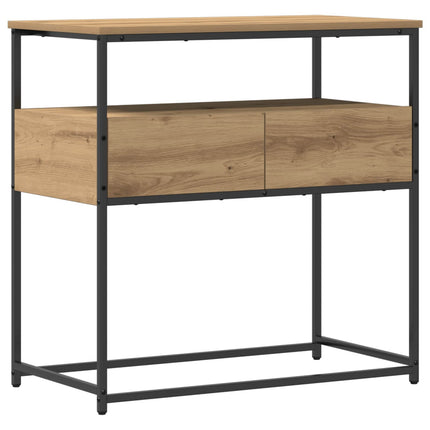 Konsolbord med låda Artisan Ek 75 x 40 x 75 cm Konstruerat trä