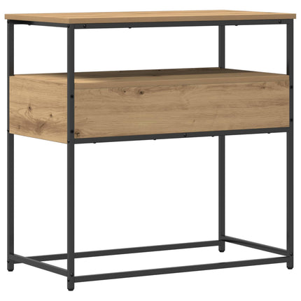 Konsolbord med låda Artisan Ek 75 x 40 x 75 cm Konstruerat trä