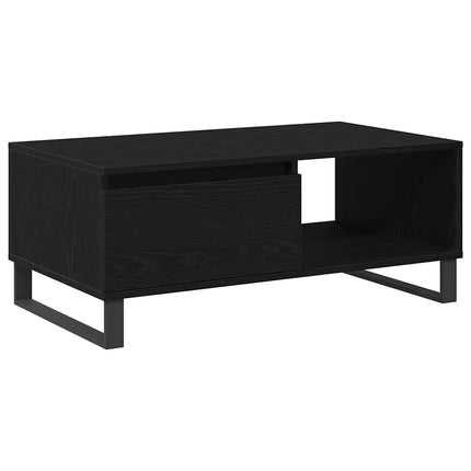 Kaffeebord Svart Ek 90 x 50 x 36,5 cm Konstruerat trä