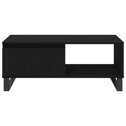 Kaffeebord Svart Ek 90 x 50 x 36,5 cm Konstruerat trä