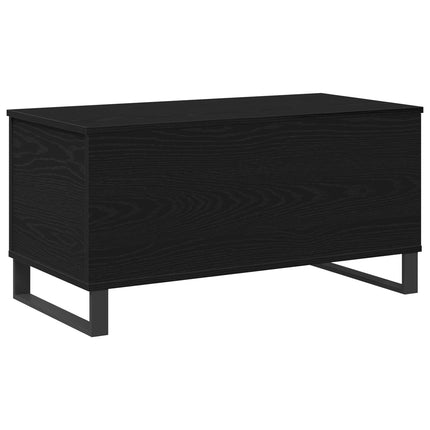 Kaffeebord Svart Ek 90 x 44,5 x 45 cm Konstruerat trä