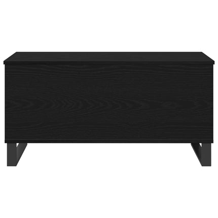 Kaffeebord Svart Ek 90 x 44,5 x 45 cm Konstruerat trä
