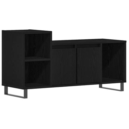 TV-bänkset Svart Ek 100 x 35 x 55 cm Konstruerat trä