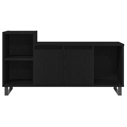 TV-bänkset 100 x 35 x 55 cm Svart Ek Konstruerat trä
