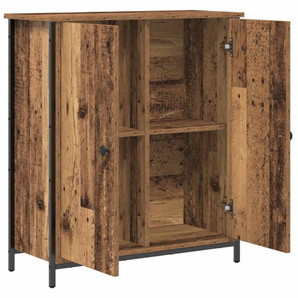 Sideboard Gammalt trä 70 x 30 x 80 cm Konstruerat trä