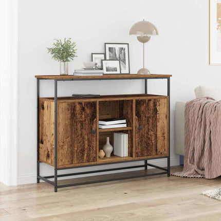 Sideboard Gammalt trä 100 x 35 x 80 cm Konstruerat trä