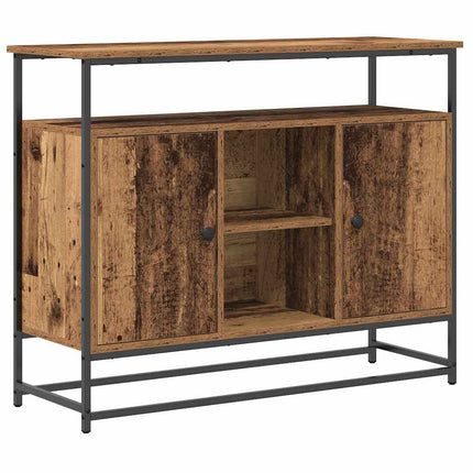 Sideboard Gammalt trä 100 x 35 x 80 cm Konstruerat trä
