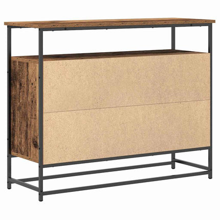 Sideboard Gammalt trä 100 x 35 x 80 cm Konstruerat trä
