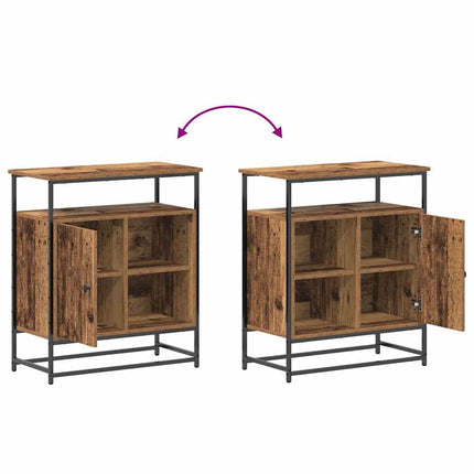 Sideboard Gammalt trä 69 x 35 x 80 cm Konstruerat trä