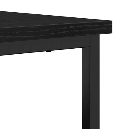 Sideboard Svart Ek 69 x 35 x 80 cm Konstruerat trä