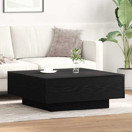 Kaffeebord Svart Ek 80 x 80 x 31 cm