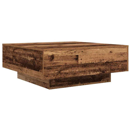 Gammalt trä och blått 80 x 80 x 31 cm Konstruerat trä