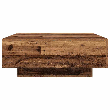Gammalt trä och blått 80 x 80 x 31 cm Konstruerat trä