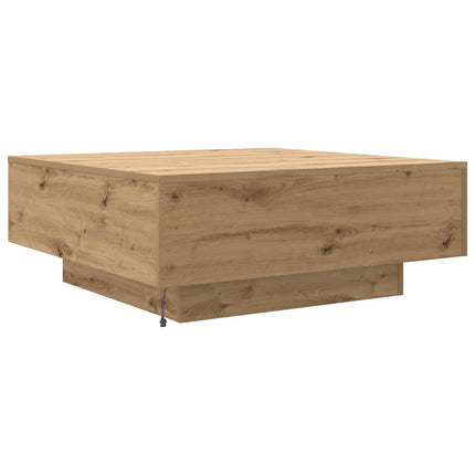 Kaffeebord Artisan Ek 80 x 80 x 31 cm Konstruerat trä