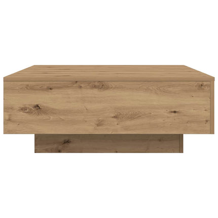 Kaffeebord Artisan Ek 80 x 80 x 31 cm Konstruerat trä