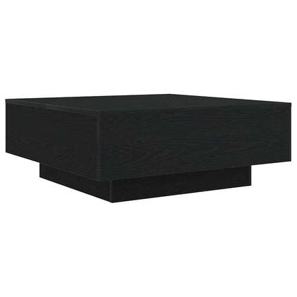 Kaffeebord Svart Ek 80 x 80 x 31 cm Konstruerat trä