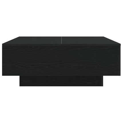 Kaffeebord Svart Ek 80 x 80 x 31 cm Konstruerat trä