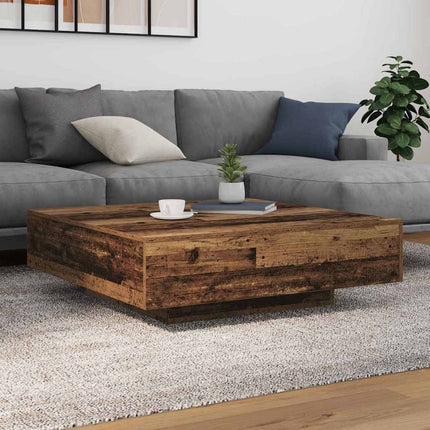 Kaffeebord Gammalt trä 100 x 100 x 31 cm Konstruerat trä