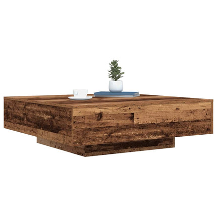 Kaffeebord Gammalt trä 100 x 100 x 31 cm Konstruerat trä