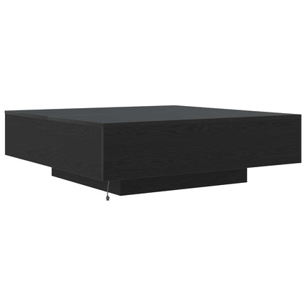 Kaffeebord Svart Ek 100 x 100 x 31 cm Konstruerat trä