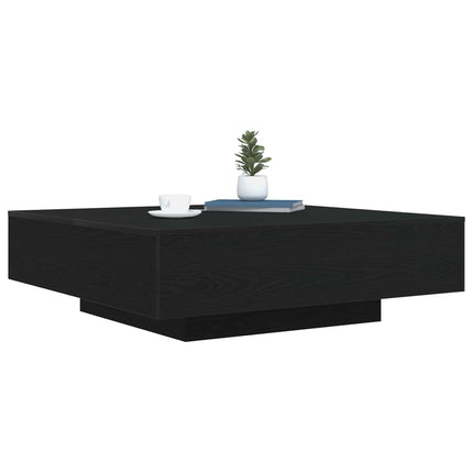 Kaffeebord Svart Ek 100 x 100 x 31 cm Konstruerat trä