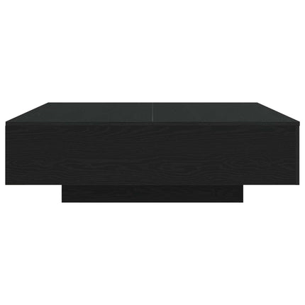 Kaffeebord Svart Ek 100 x 100 x 31 cm Konstruerat trä
