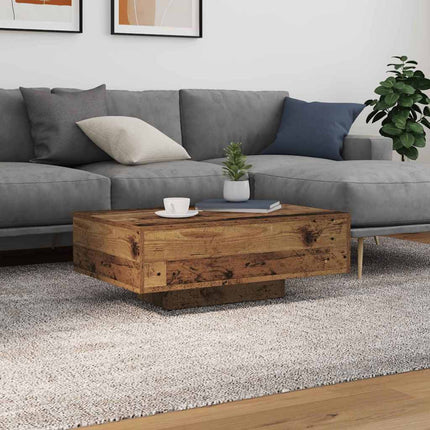 Kaffeebord Gammalt trä 85 x 55 x 31 cm Konstruerat trä