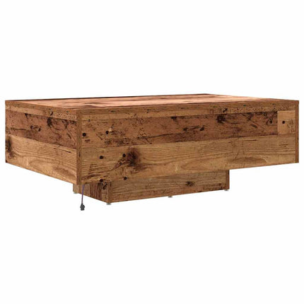 Kaffeebord Gammalt trä 85 x 55 x 31 cm Konstruerat trä