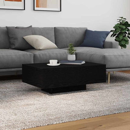 Kaffeebord Svart Ek 85 x 55 x 31 cm Konstruerat trä
