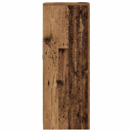 LED-sido bord Brun 41 x 37 x 100 cm Konstruerat trä