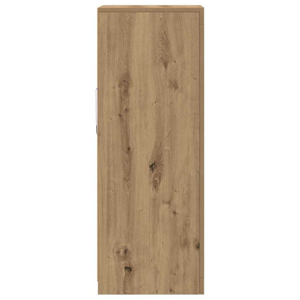 LED-sido bord Brun 41 x 37 x 100 cm Konstruerat trä