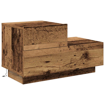 Nattduksbord Gammalt trä 70 x 36 x 40,5 cm Konstruerat trä