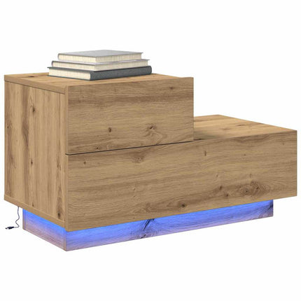 Nattduksbord Artisan Ek 70 x 36 x 40,5 cm Konstruerat trä